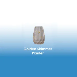 Golden Shimmer Planter Golden Shimmer Planter/Pen Holder