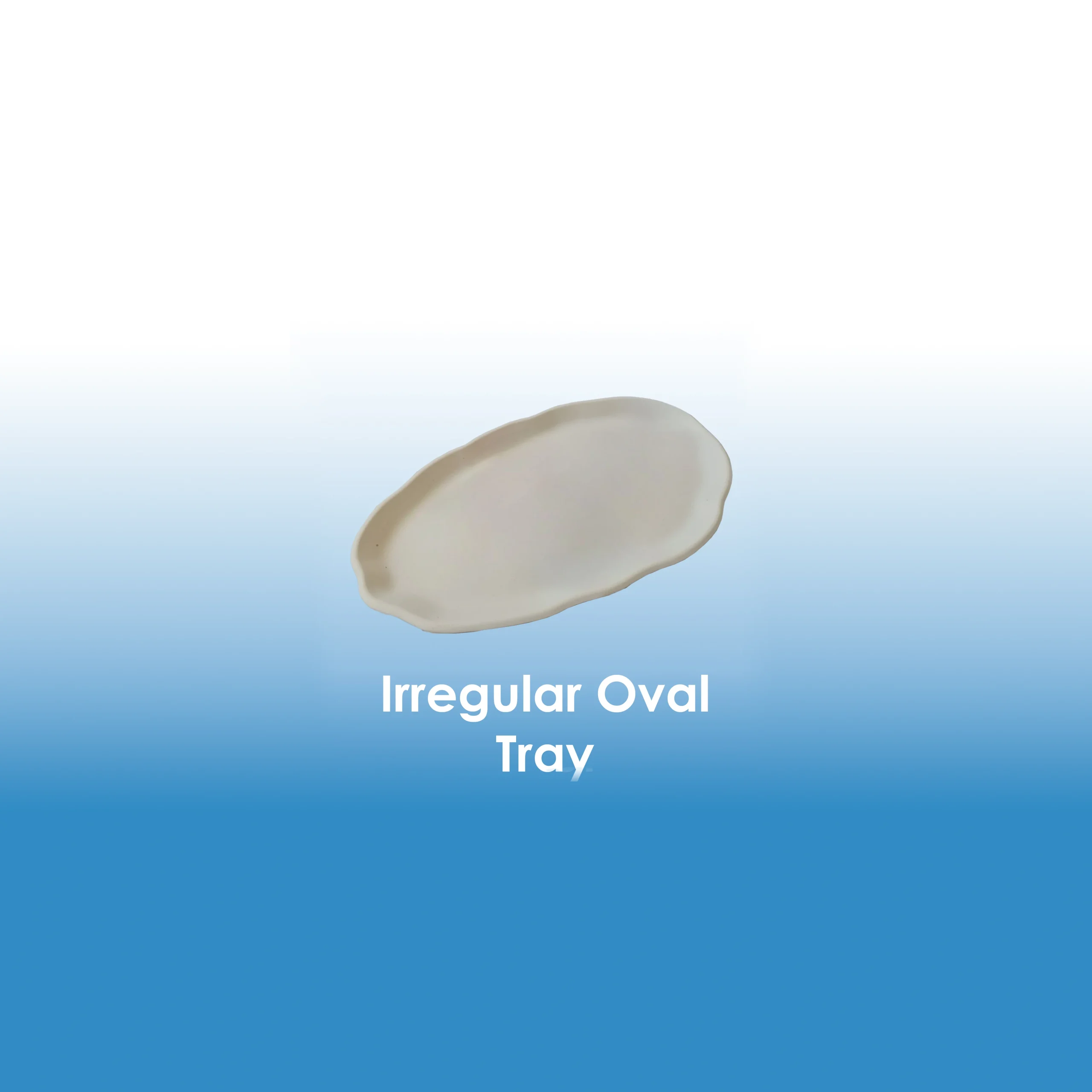 Irregular Oval Tray
